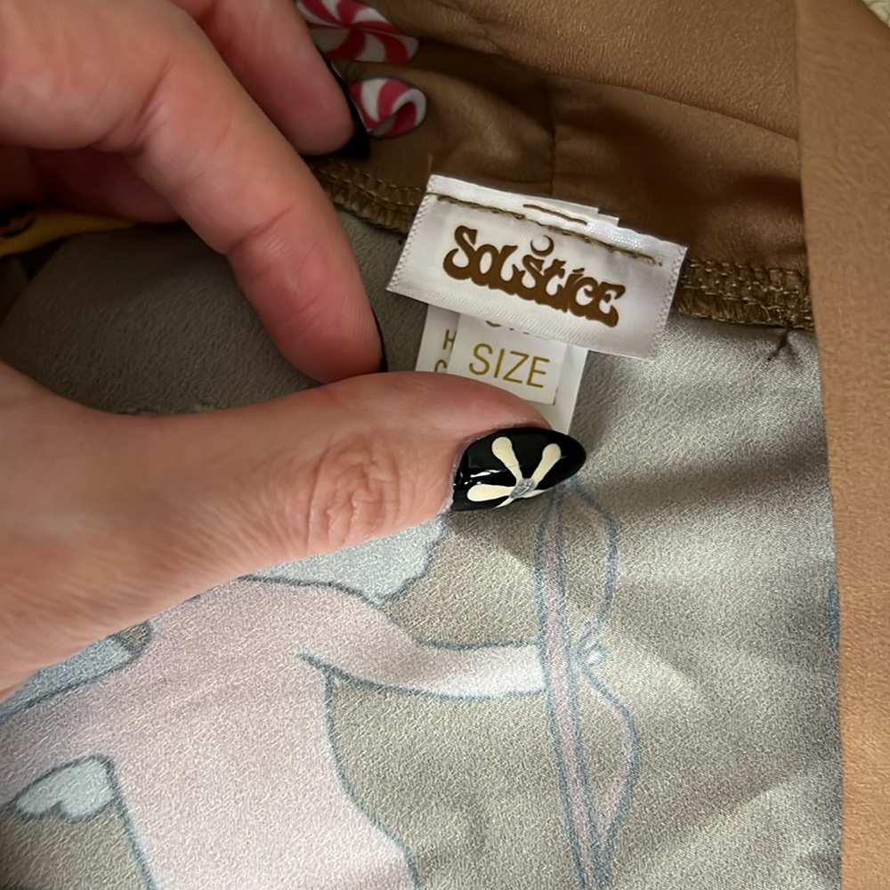 Solstice Intimates x 69 Tearz Crepe Short Robe - Picture 3 of 6